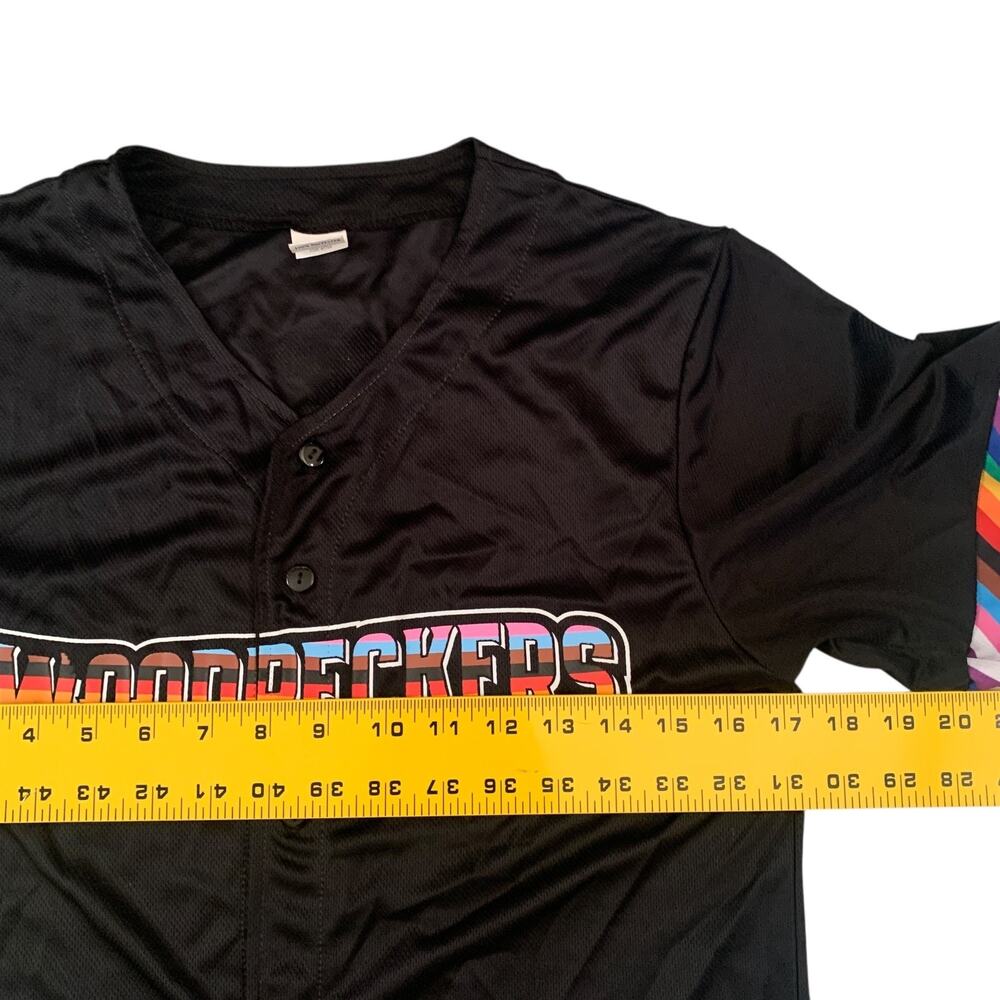 Success Brand Adult Men's Size M MiLB Fayetteville Woodpeckers #24 Mesh Jersey - Picture 3 of 14